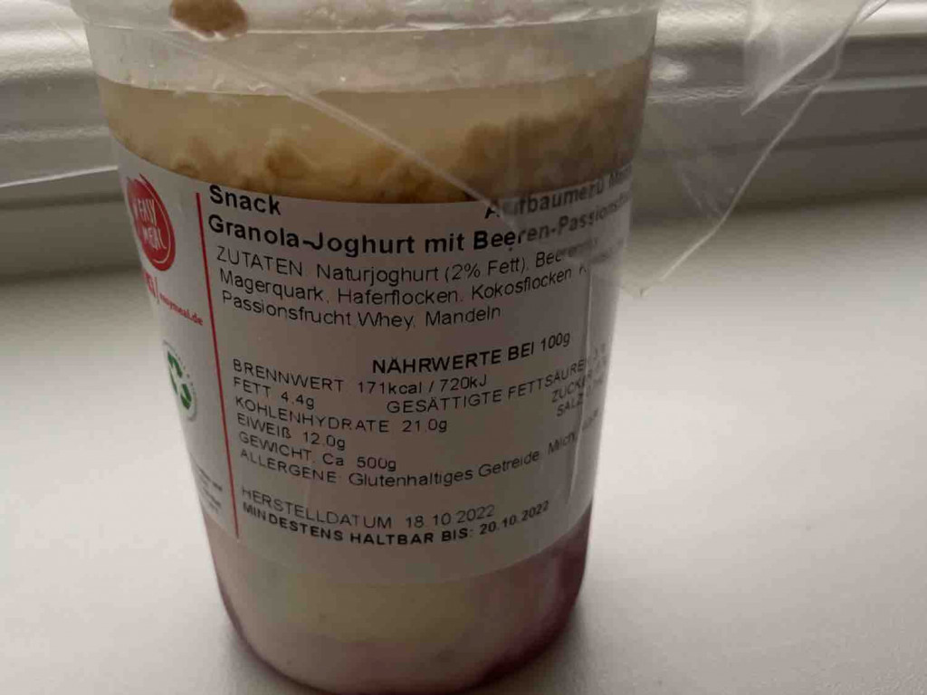 Granola-Joghurt mit Beeren-Passionsfrucht von juliavong | Hochgeladen von: juliavong