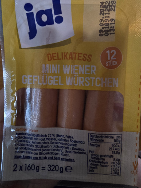 Delikatess Mini Wiener, Geflügel Würstchen von bettina2108171 | Hochgeladen von: bettina2108171