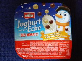 Joghurt mit der Ecke des Monats Gold- und Schoko-Knusperkuge | Hochgeladen von: stevol