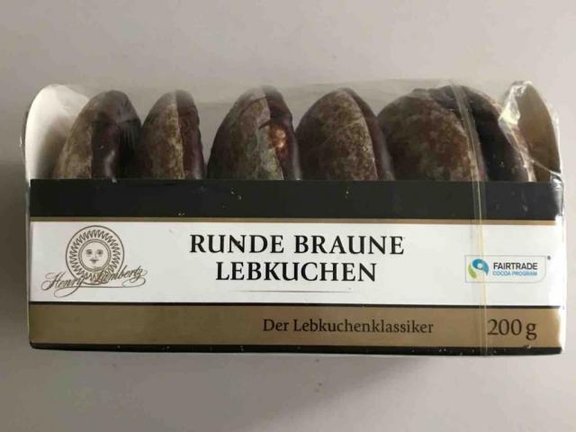 Runde braune  Schoko-Lebkuchen von kbm | Hochgeladen von: kbm