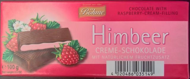 Böhme Himbeer Creme-Schokolade | Hochgeladen von: wertzui