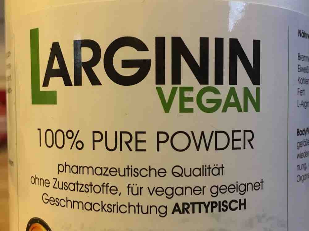 L Arginin vegan 100%Pure Powder von CrazyCook | Hochgeladen von: CrazyCook