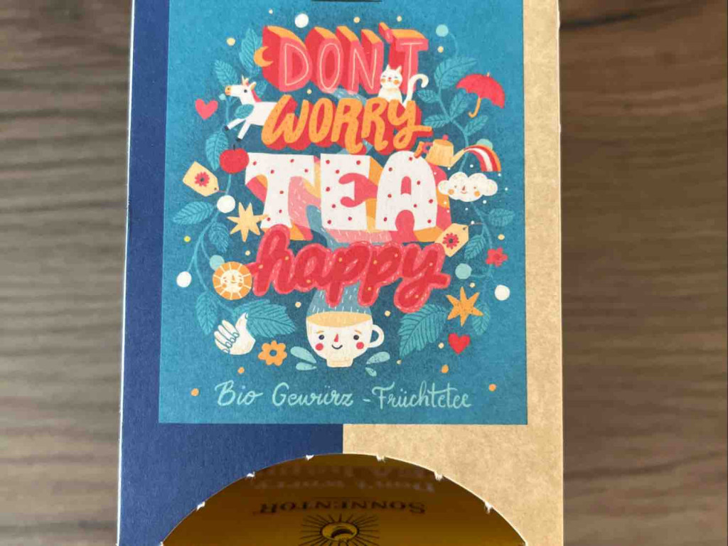 Don‘t Worry Tea Happy, Bio Gewürz-Früchtetee von salesjak | Hochgeladen von: salesjak