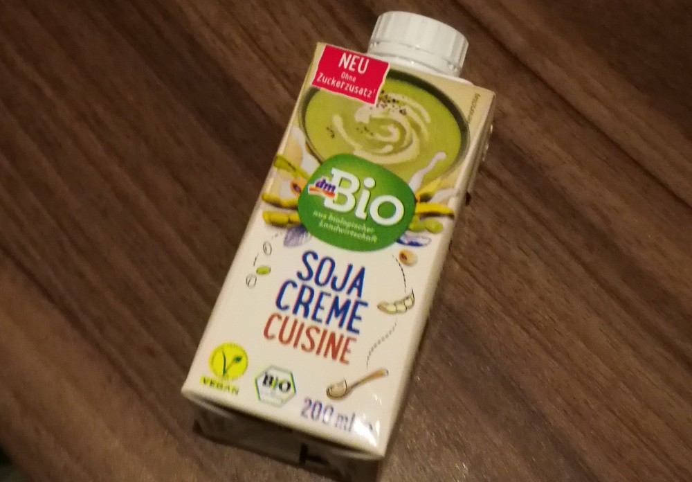 dmBio, Soja Creme Cuisine, ohne Zuckerzusatz Kalorien - Neue Produkte ...