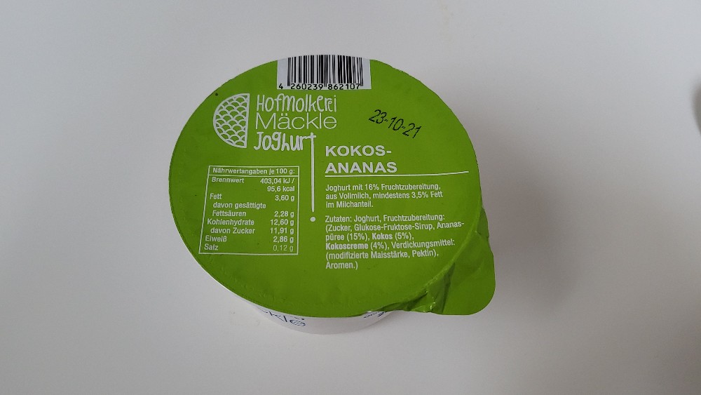 Joghurt Kokos-Ananas von ch215t08i | Hochgeladen von: ch215t08i