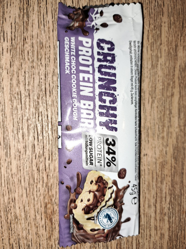 Crunchy Protein Bar, White choc cookie dough von Campbell | Hochgeladen von: Campbell