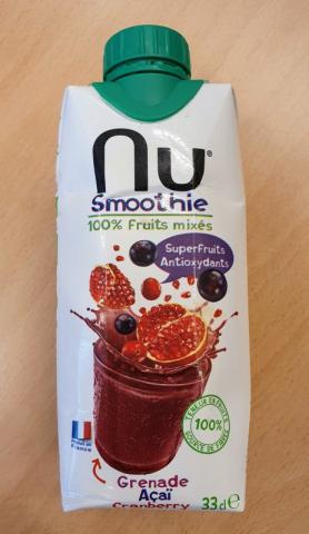 NU Smoothie 100% fruit mixés, Grenade Acai Cranberry | Hochgeladen von: crazypowerwoman1978
