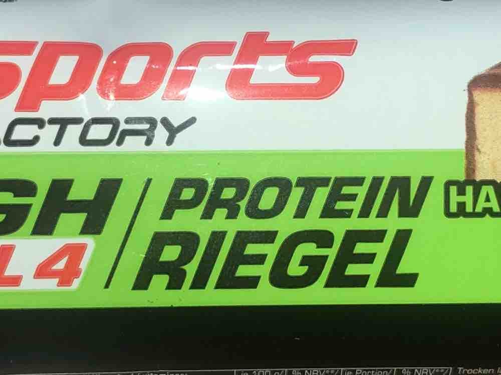 Sports Factory High Level 4 Protein Riegel, Haselnuss by VLB | Hochgeladen von: VLB