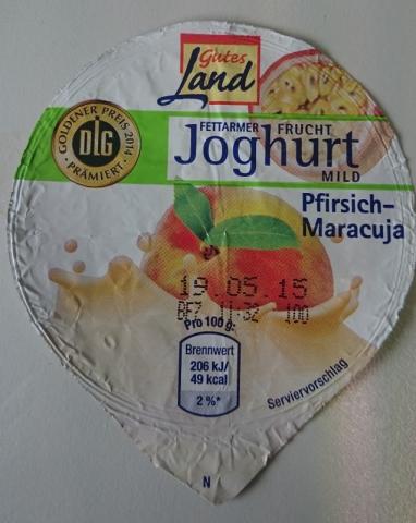 Gutes Land Joghurt Mild , Pfirsich-Maracuja  | Hochgeladen von: feTch