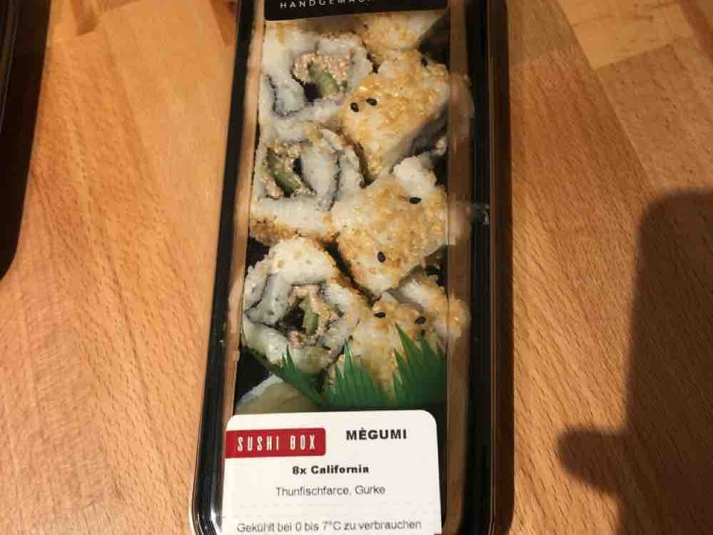 Sushi Box Mègumi, 8x California Thunfischfarce, Gurke von carlot | Hochgeladen von: carlottasimon286