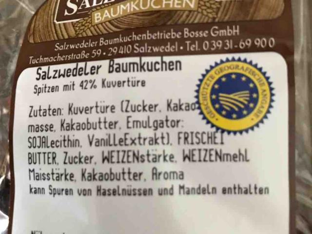 Salzwedeler Baumkuchen, Spitzen mit 42% Kuvertüre von panoramast | Hochgeladen von: panoramastitcher