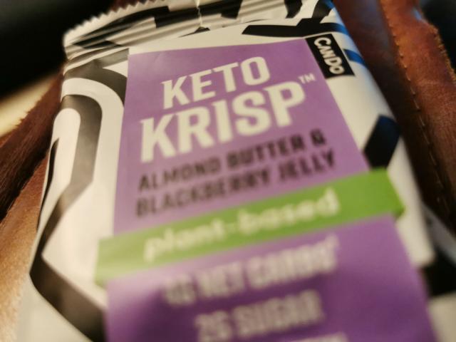 Keto Krisp Bar, Almond Butter& Blackberry Jelly by cannabold | Uploaded by: cannabold