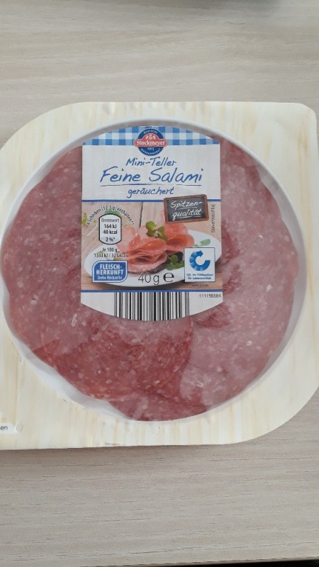 Feine Salami, Mini - Teller Aldi von Wiedke | Hochgeladen von: Wiedke