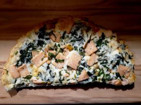 Pizza mit Lachs und spinat, + Sauce Hollondaise | Hochgeladen von: cucuyo111