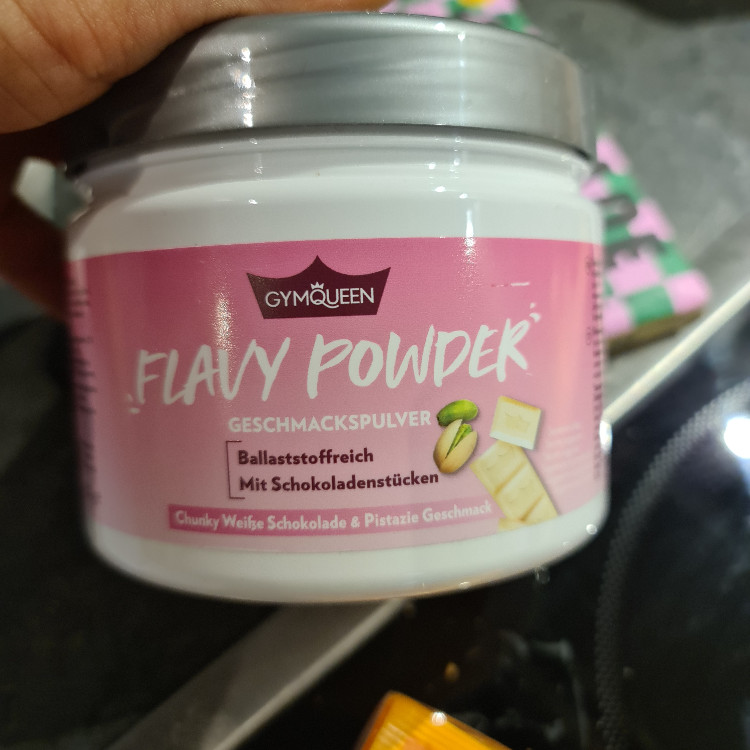 Flavy Powder Chunky, Weiße Schokolade & Pistazie von klein.v | Hochgeladen von: klein.vieh