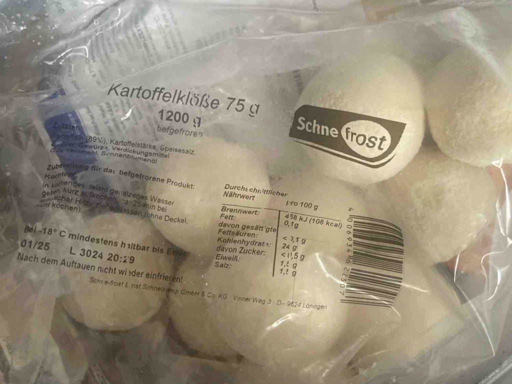 Kartoffelklöße 75g von SemperMJ | Hochgeladen von: SemperMJ