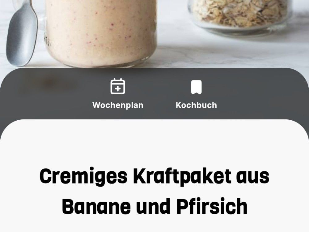 smoothie banane und pfirsich, zaubertopf monsieur cuisine von Ka | Hochgeladen von: KaddamauzZ