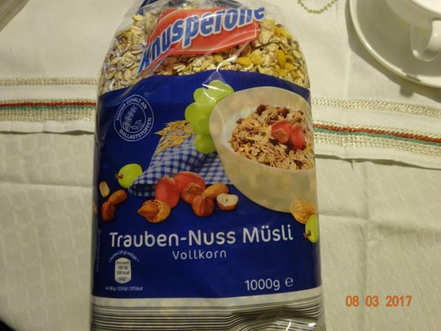 Vollkorn-Trauben-Nuss-Müsli | Uploaded by: reg.