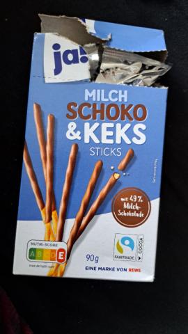 Milch Schokol & Keks Sticks, 49% Milchschokolade von Anna-Ma | Hochgeladen von: Anna-May