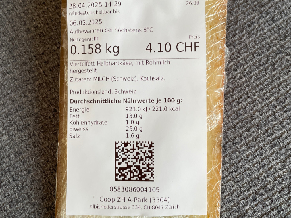Appenzeller 1/4 Fett Räss - Würzig von BlueMonkez | Hochgeladen von: BlueMonkez Appenzeller 1/4 Fett Räss - Würzig von BlueMonkez | Hochgeladen von: BlueMonkez