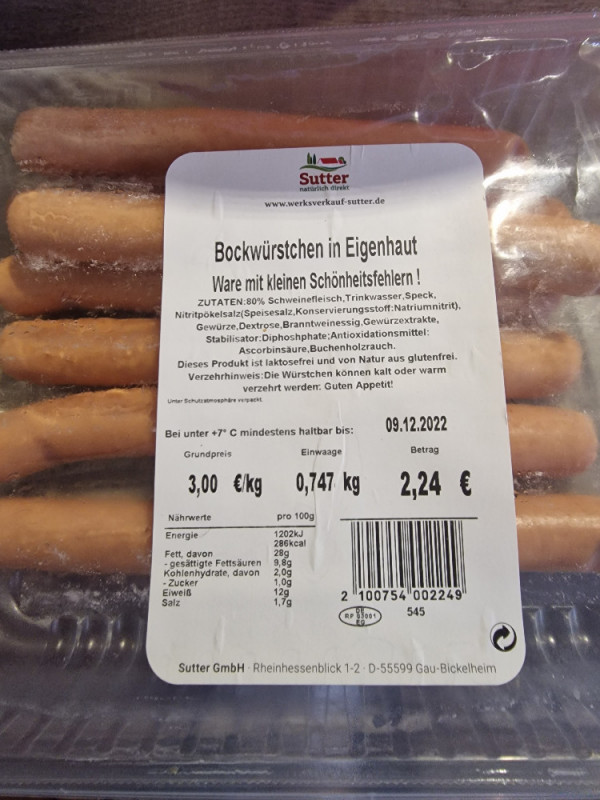 Bockwurst in Eigenhaut von Sven Kayser | Hochgeladen von: Sven Kayser