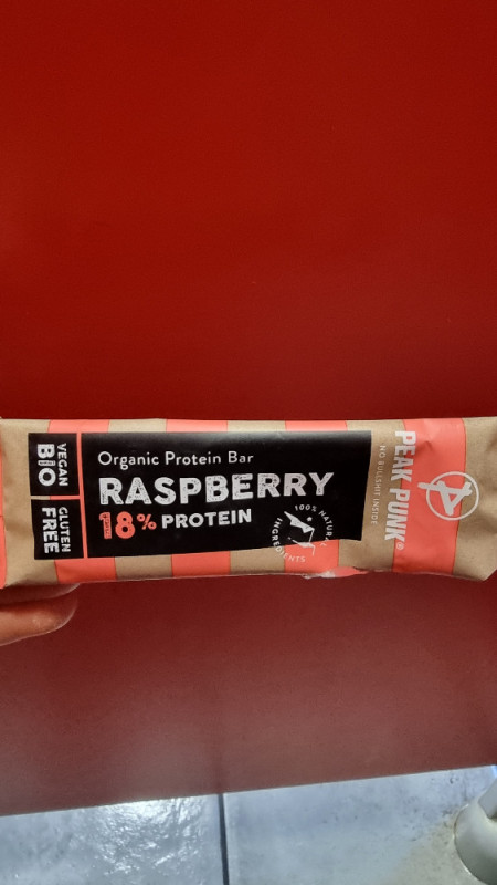 Organic Protein Bar Raspberry, 18% Protein von Jessilicious | Hochgeladen von: Jessilicious