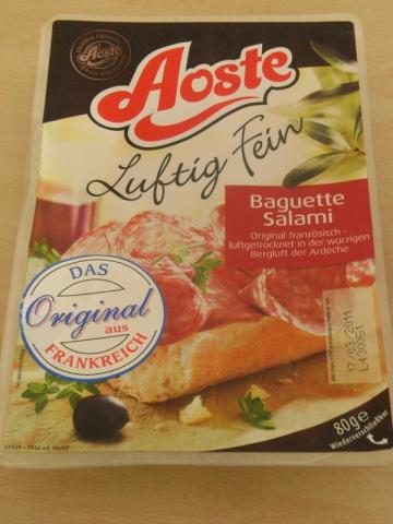 Aoste Baguette-Salami | Hochgeladen von: Teecreme