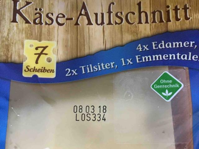 Käse-Aufschnitt, 7 Edamer(40%) 2 Tilsiter(45%) 1 Emmentaler | Hochgeladen von: PeterK2808