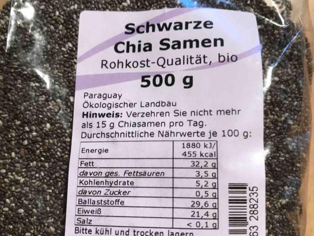 Schwarze Chia Samen, Rohkost-Qualität, bio von goldgr4 | Hochgeladen von: goldgr4