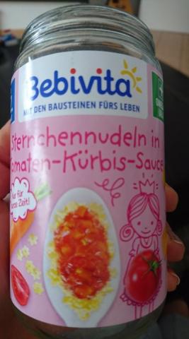 Bebivita, Sternchennudeln in Tomaten-Kürbis-Sauce | Hochgeladen von: Vivcsy