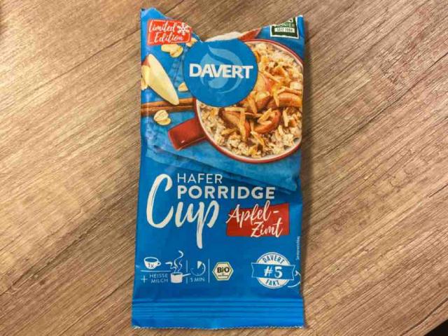 Davert Hafer Porridge Cup Apfel-Zimt, mit Milch von nanaca98620 | Hochgeladen von: nanaca98620