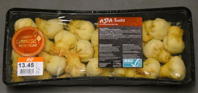 ASIA-Snacks, ASC Shrimp Money, Migros | Hochgeladen von: aoesch