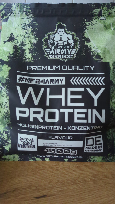 Whey-Protein, Erdbeeren Geschmack von Kexus | Hochgeladen von: Kexus