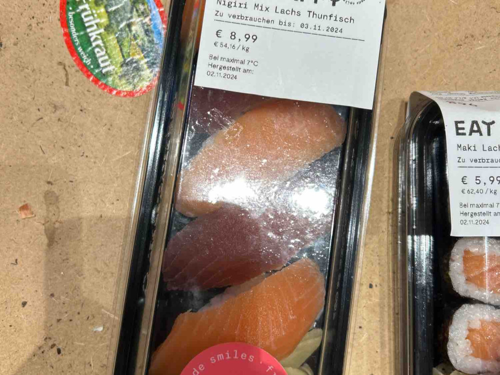 Nigiri Mix Lachs Thunfisch von fittami | Hochgeladen von: fittami