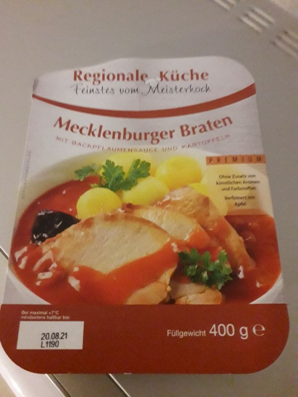 Mecklenburger braten, mit Backpflaumen Sauce und Kartoffeln von  | Hochgeladen von: Plunk