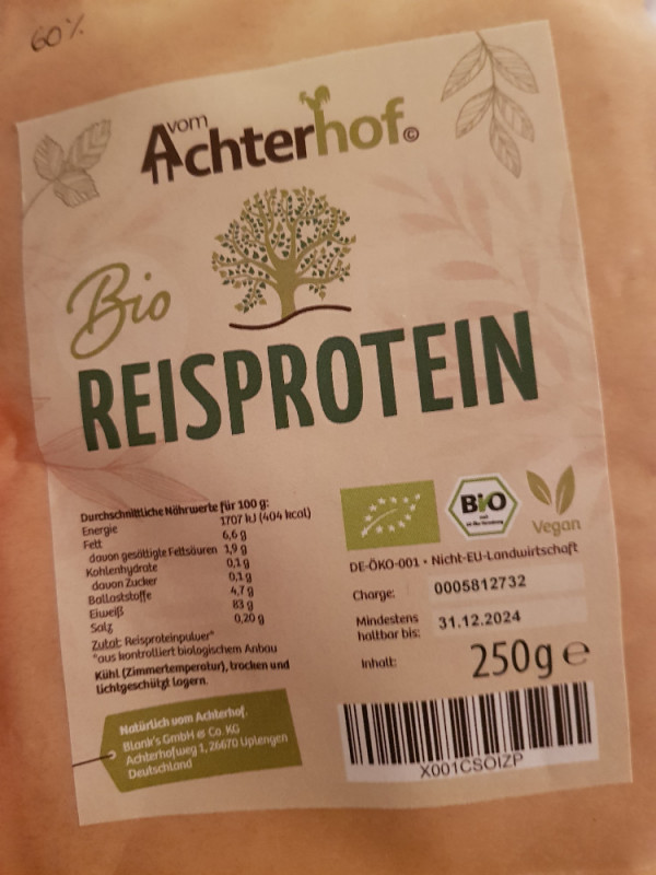 bio Reisprotein von mareibro | Hochgeladen von: mareibro