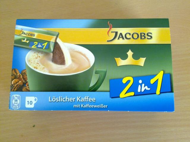 Jacobs 2 in 1, Kaffee mit Kaffeeweißer | Hochgeladen von: Goofy83
