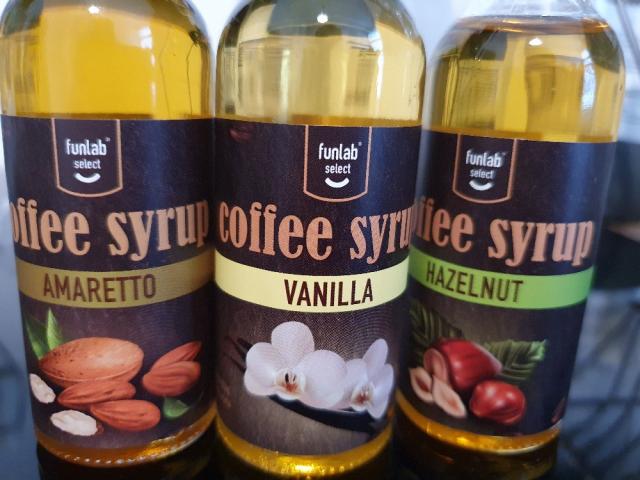Coffee Syrup, Amaretto, Vanilla, Hazelnut von Sportie | Hochgeladen von: Sportie