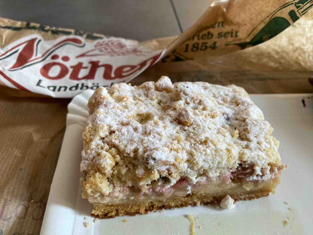 Dinkel-Rhabarberkuchen , mit Streuseln von HeinzBark | Hochgeladen von: HeinzBark