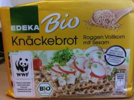 EDEKA Bio Knäckebrot, Roggen Vollkorn mit Sesam | Hochgeladen von: becker.eike