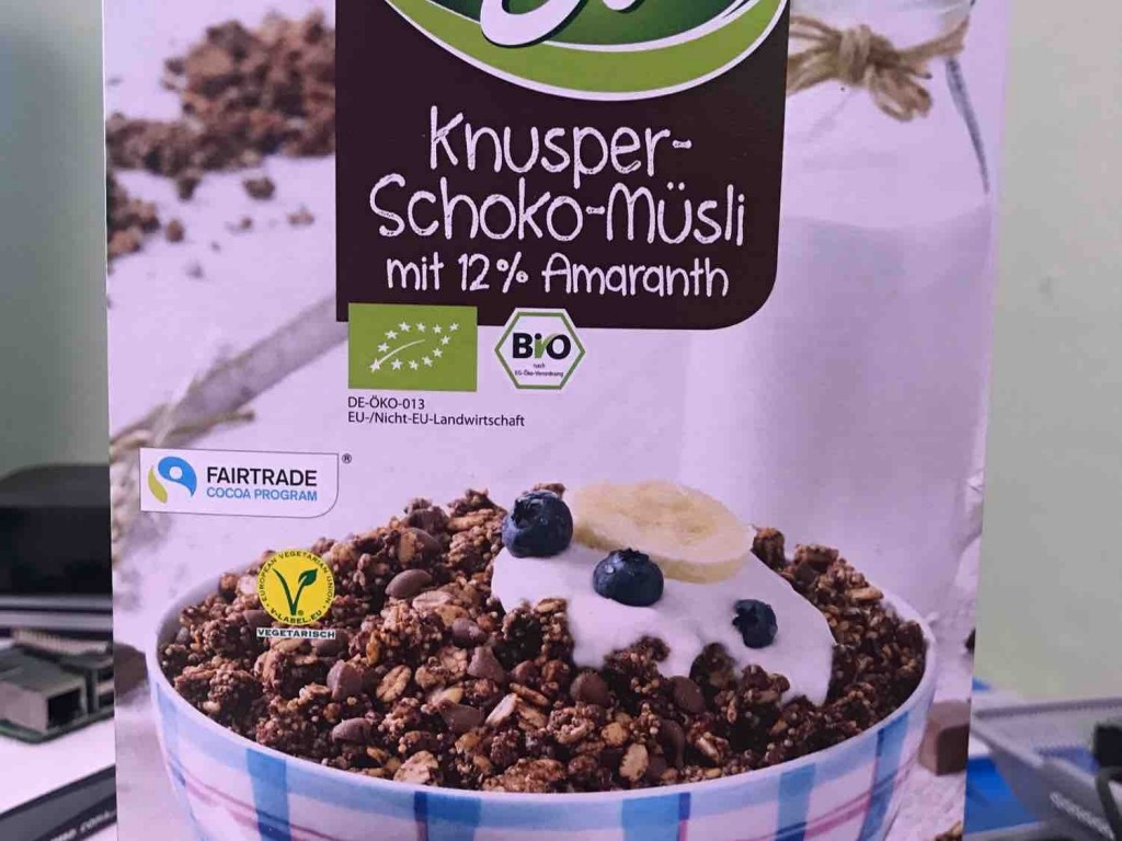 Knusper-Schoko-Müsli, mit 12% Amaranth von Marcel Liebke | Hochgeladen von: Marcel Liebke