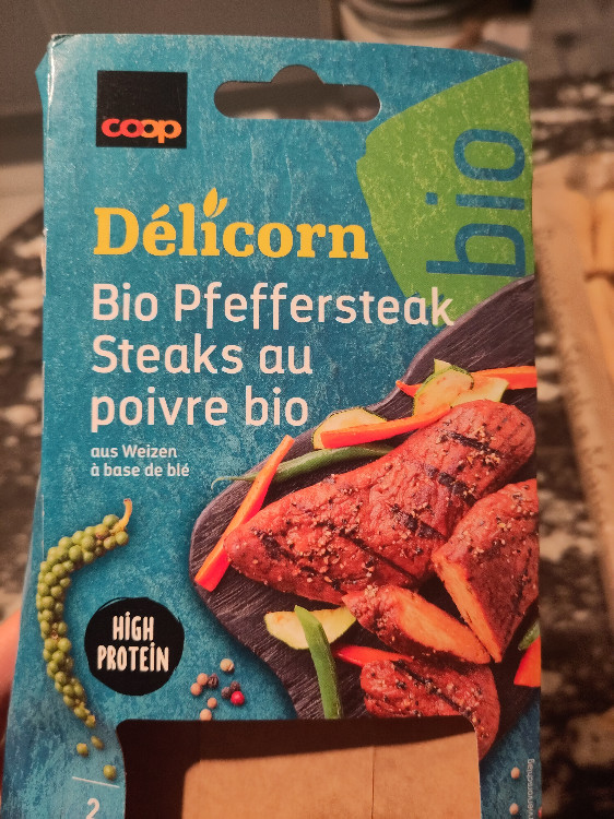 Delicorn Bio Pfeffersteak, aus Weizen von Rah | Hochgeladen von: Rah