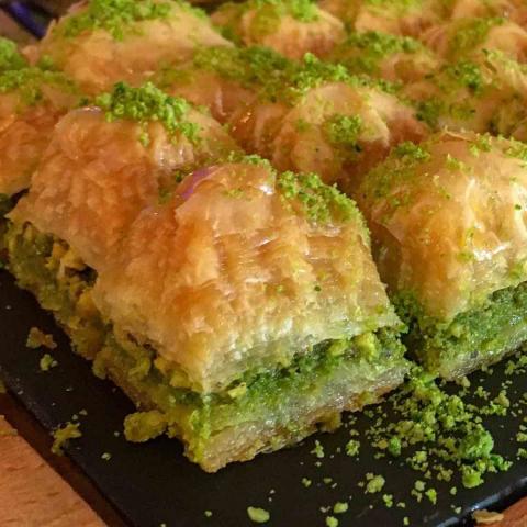 Baklava, mit Pistazien von Mr. Green | Hochgeladen von: Mr. Green