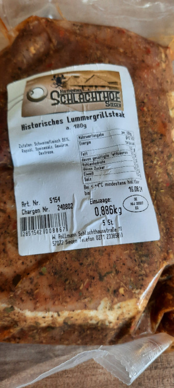 Historisches Lummergrillsteak von NathalieS. | Hochgeladen von: NathalieS.