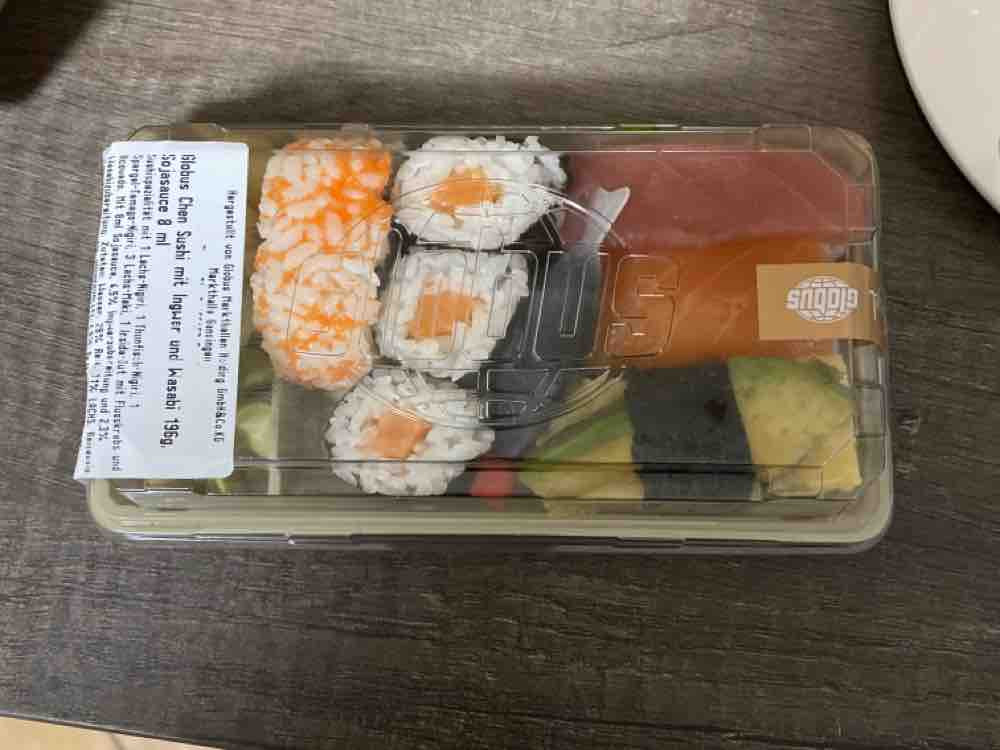 Globus Chem Sushi mit Ingwer und Wasabi von semmlo | Hochgeladen von: semmlo