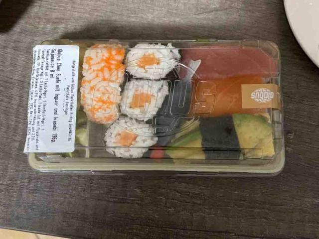 Globus Chem Sushi mit Ingwer und Wasabi von semmlo | Hochgeladen von: semmlo