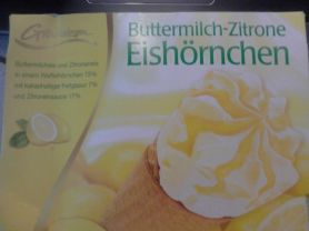Buttermilch-Zitrone Eishörnchen, Buttermilch und Zitrone  | Hochgeladen von: NightRaven