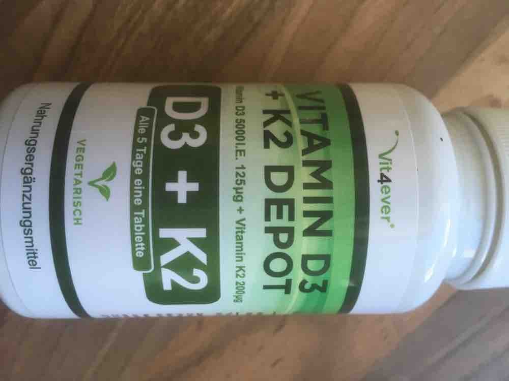 Vitamin D3+K2, 1 Tablette = 5000 I. E + 200 mcg von HulkFitHRO | Hochgeladen von: HulkFitHRO