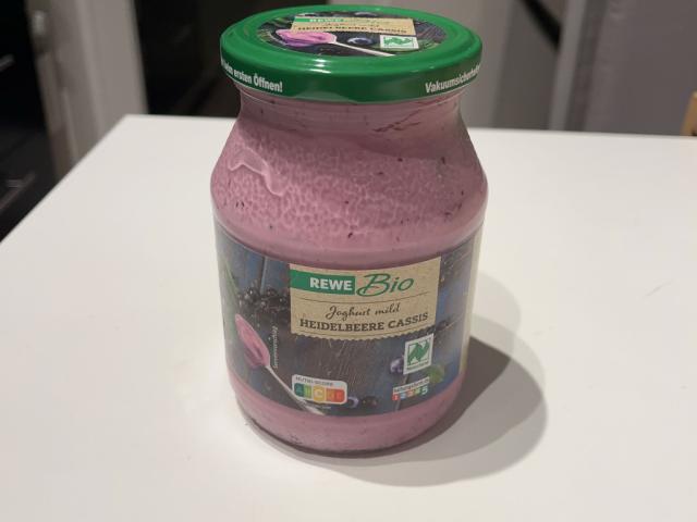 REWE Bio Heidelbeer Cassis Joghurt mild von kwacko | Hochgeladen von: kwacko