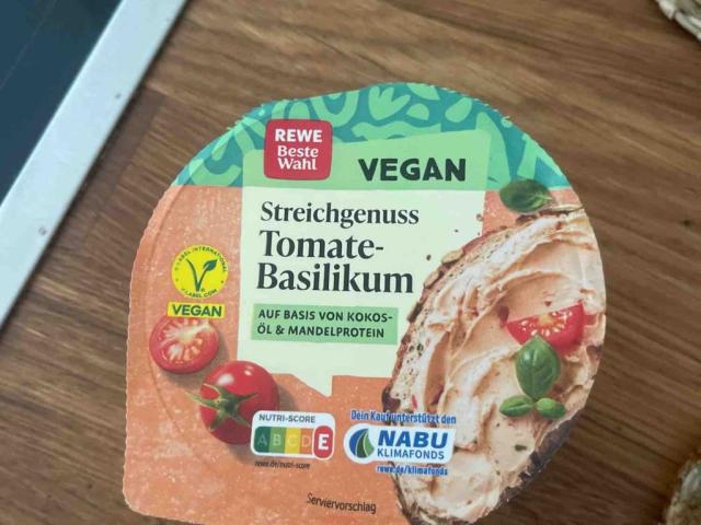 streichgenuss Tomate Basilikum vegan Rewe, vegan von lottinelles | Hochgeladen von: lottinelles